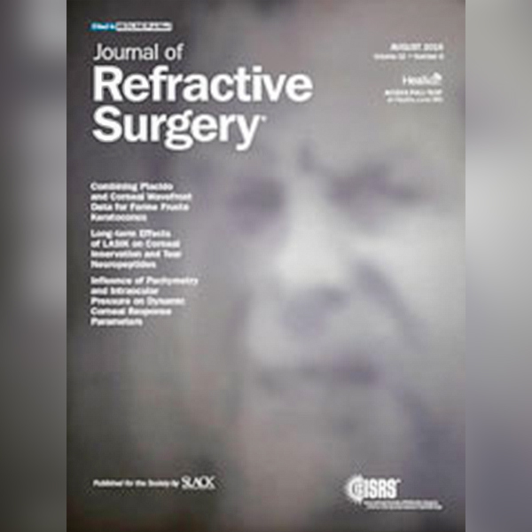 [논문] SCI 학술지 Journal of Refractive Surgery 채택