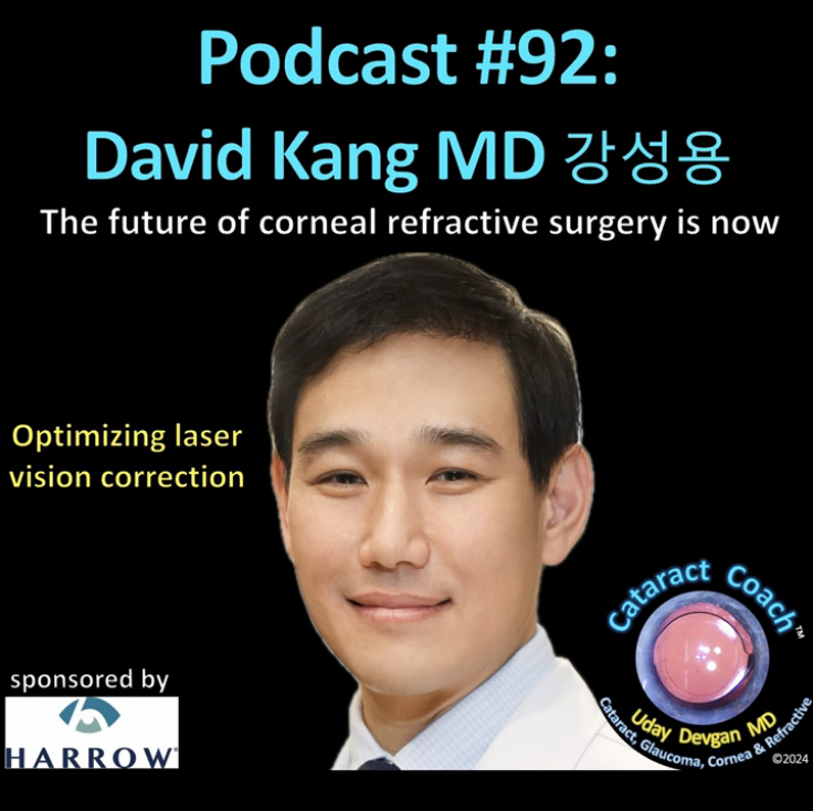 백내장, 굴절수술 유명 의학 팟캐스트 CataractCoach, 강성용원장 출연