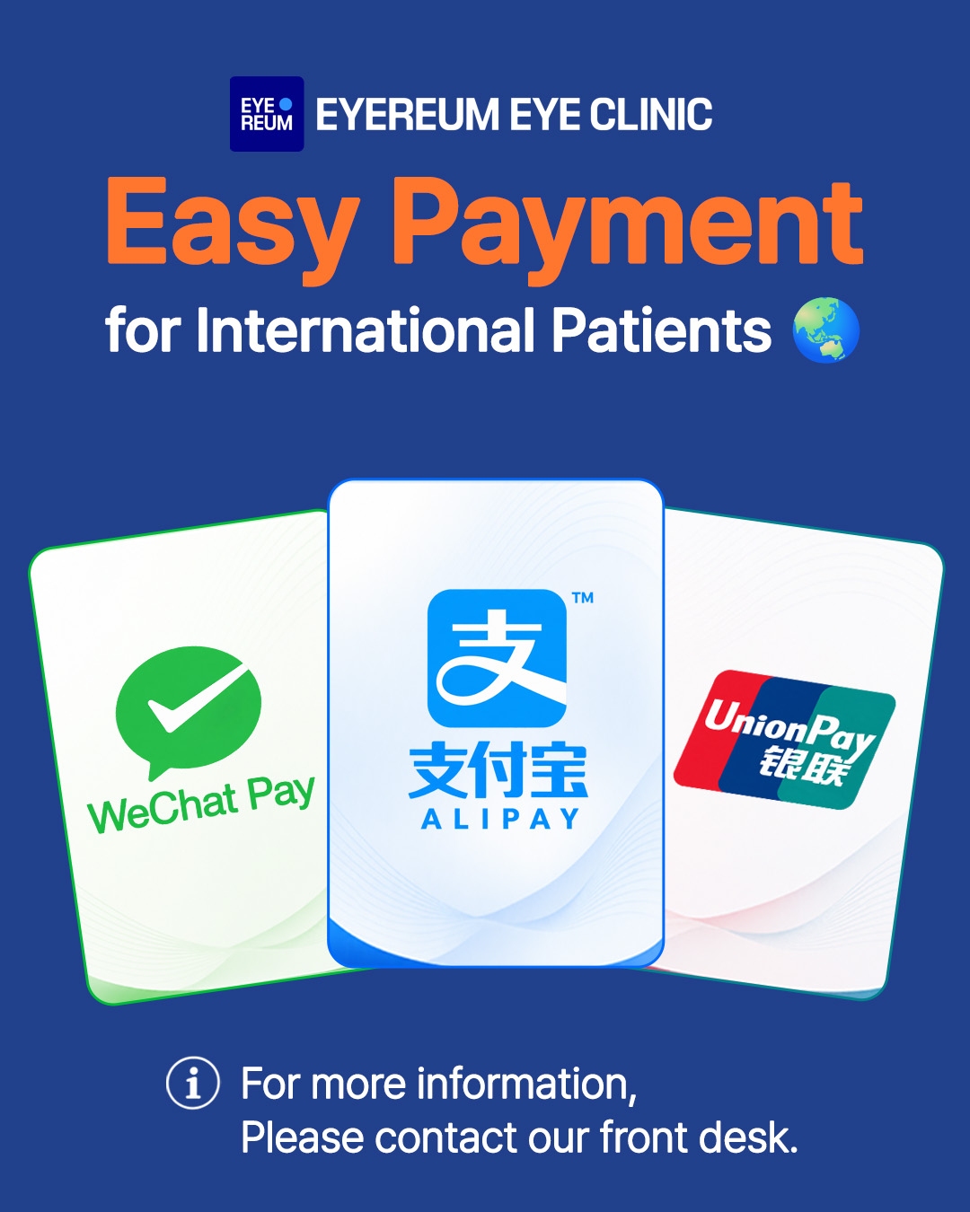 Easy Payment Options for International Patients